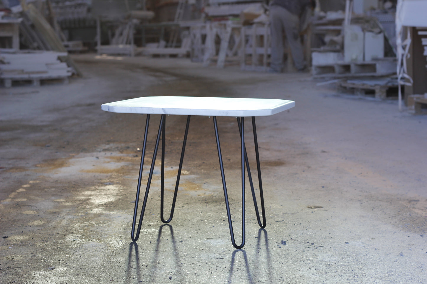 Coffee Table in Marmo Carrara