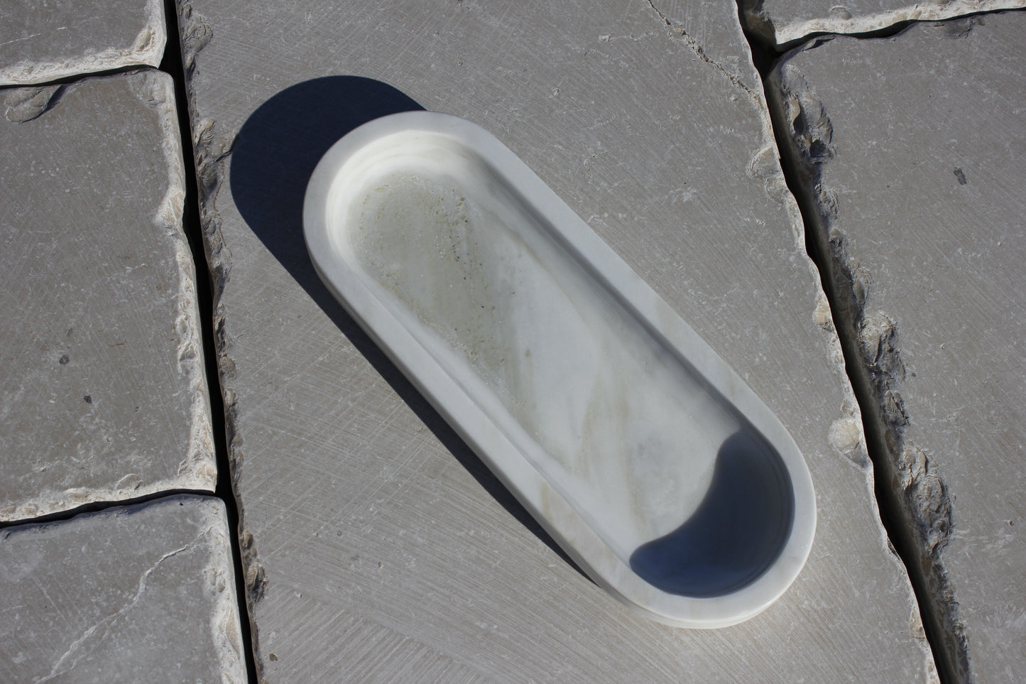 Vassoio Ovale in marmo Calacatta ORO - Oval Calacatta Gold marble tray