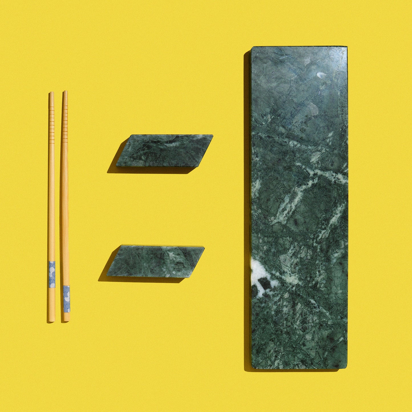 Sushi Set in Marmo Verde