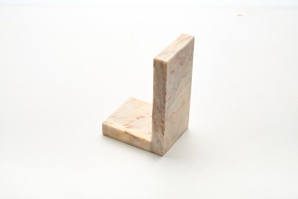 Poggialibro a forma di L in marmo - Rosalba