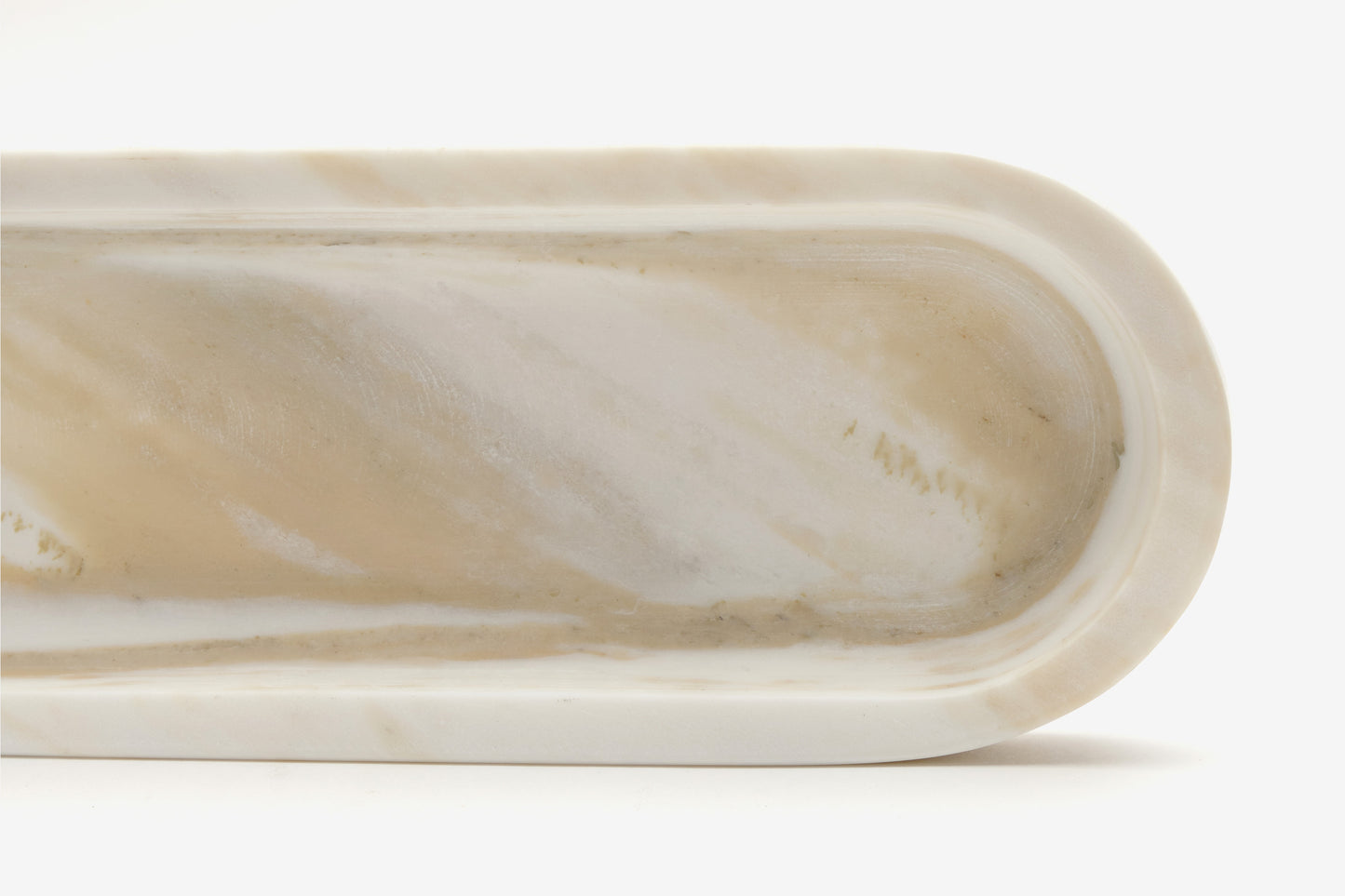Vassoio Ovale in marmo Calacatta ORO - Oval Calacatta Gold marble tray