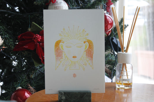 Illustrazione artistica Medusa con supporto 8 e Mezzo