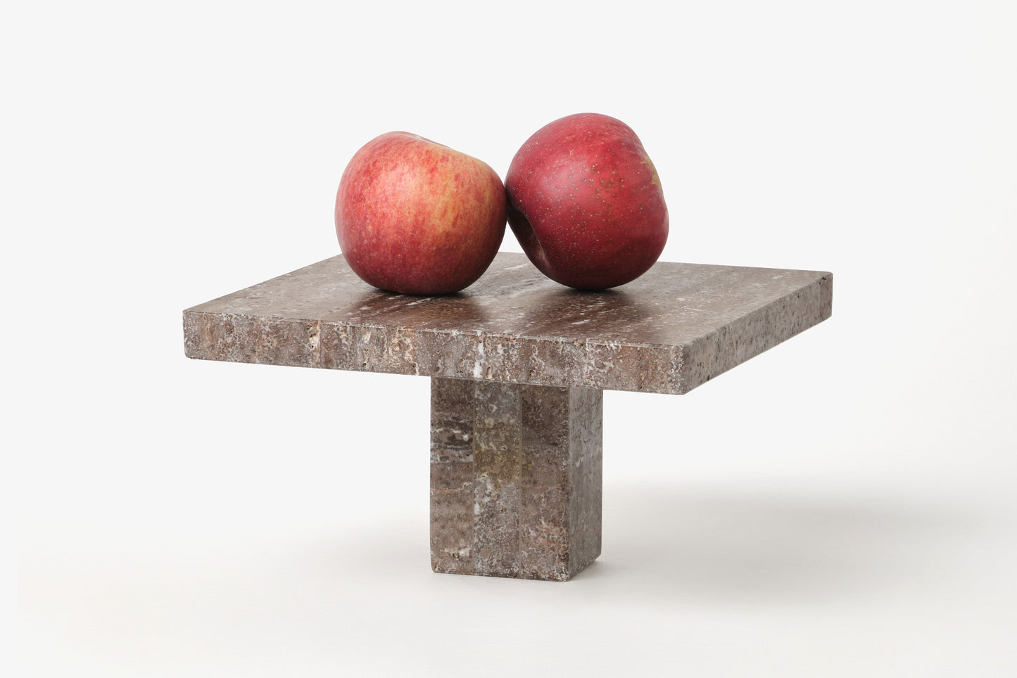 Alzatina per Dolci in Travertino Titanium | Cake stand in Titanium Travertine