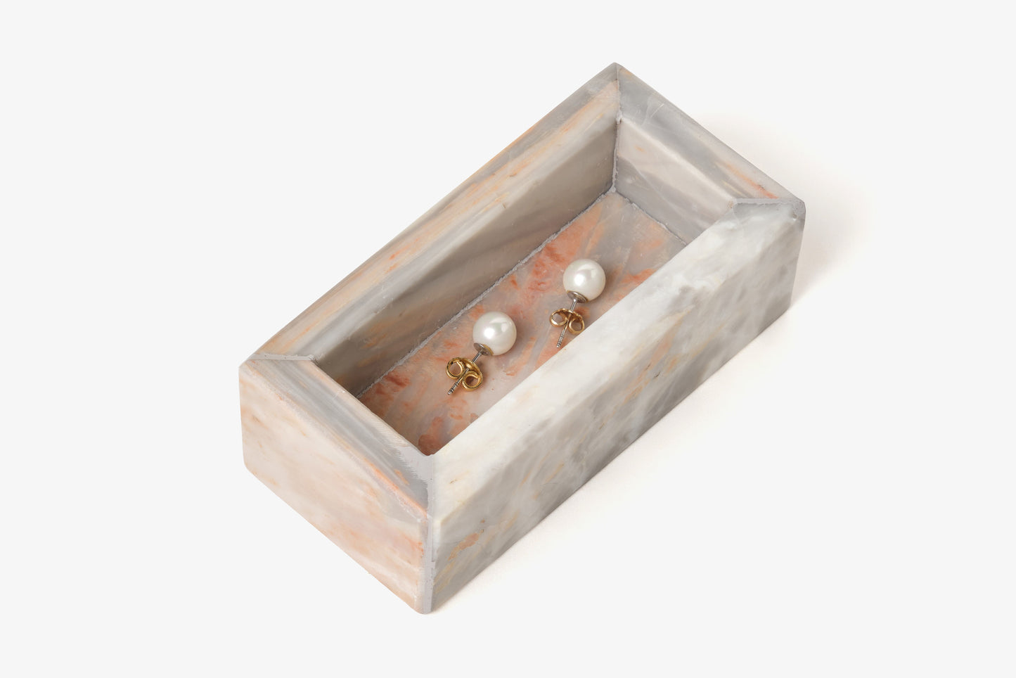 Portagioie in Marmo Verde Guatemala, Dark Emperador, Travertino, Carrara, Rosalba