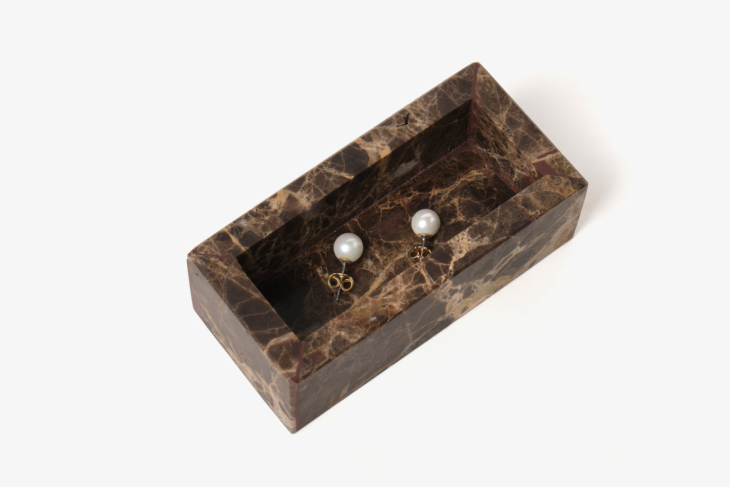 Portagioie in Marmo Verde Guatemala, Dark Emperador, Travertino, Carrara, Rosalba