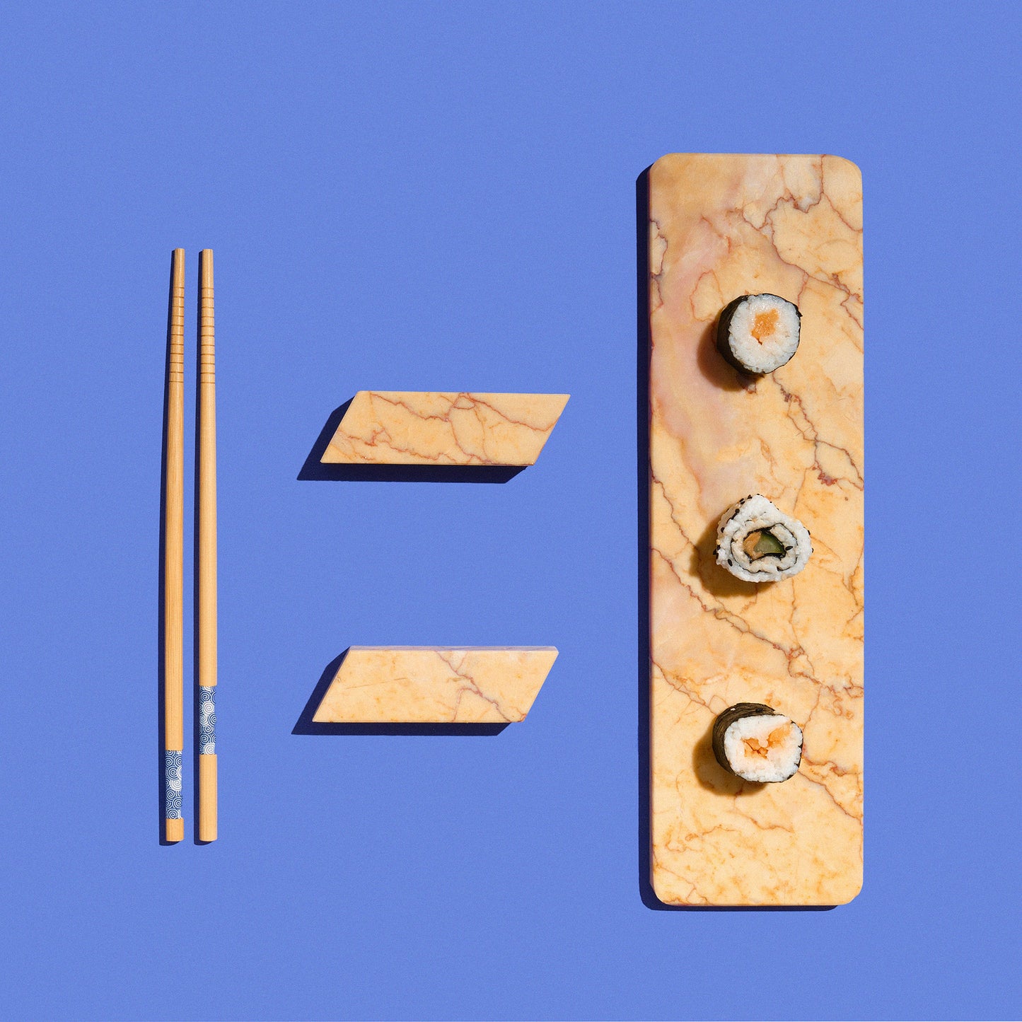 Sushi Set in Marmo Giallo